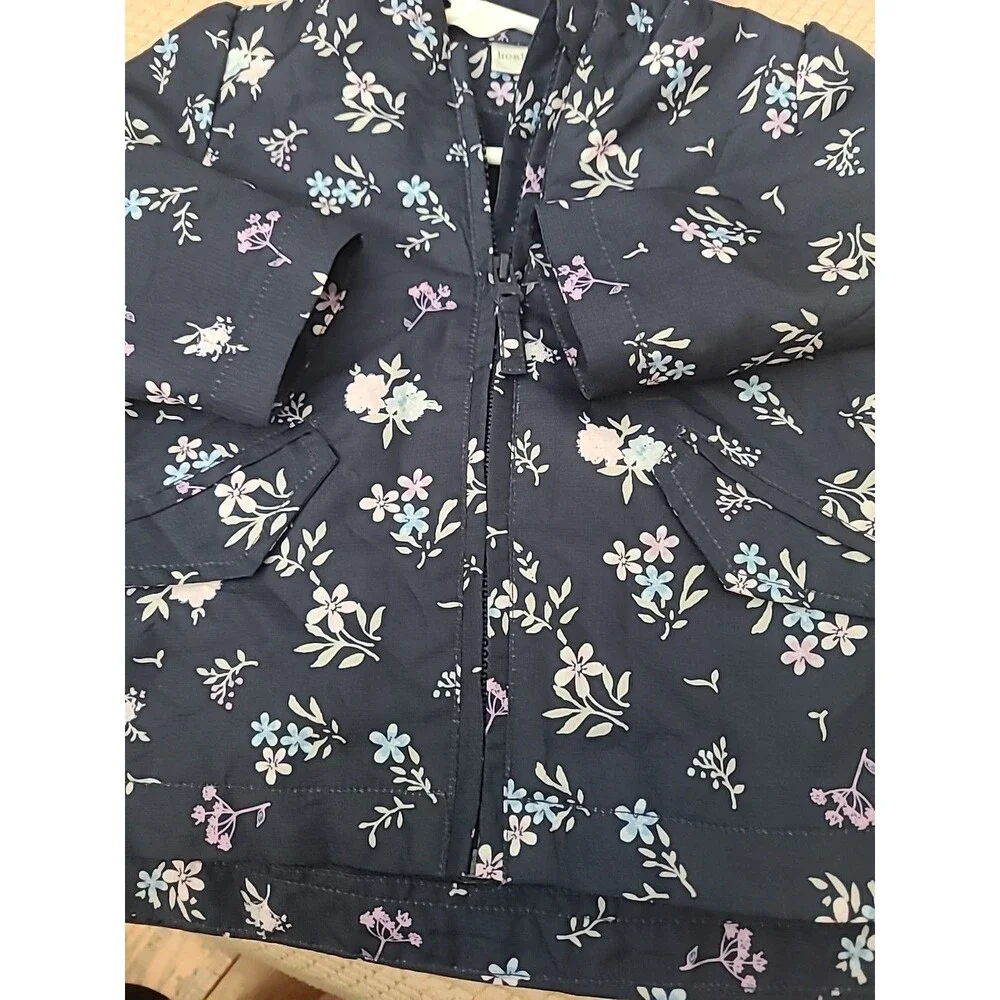 Koala Kids Floral Blue Jacket 9-12 Months Water Repellent Super!